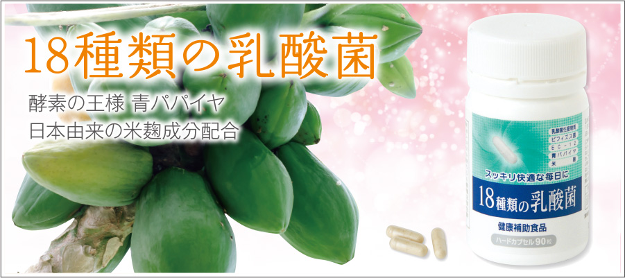 18種類の乳酸菌